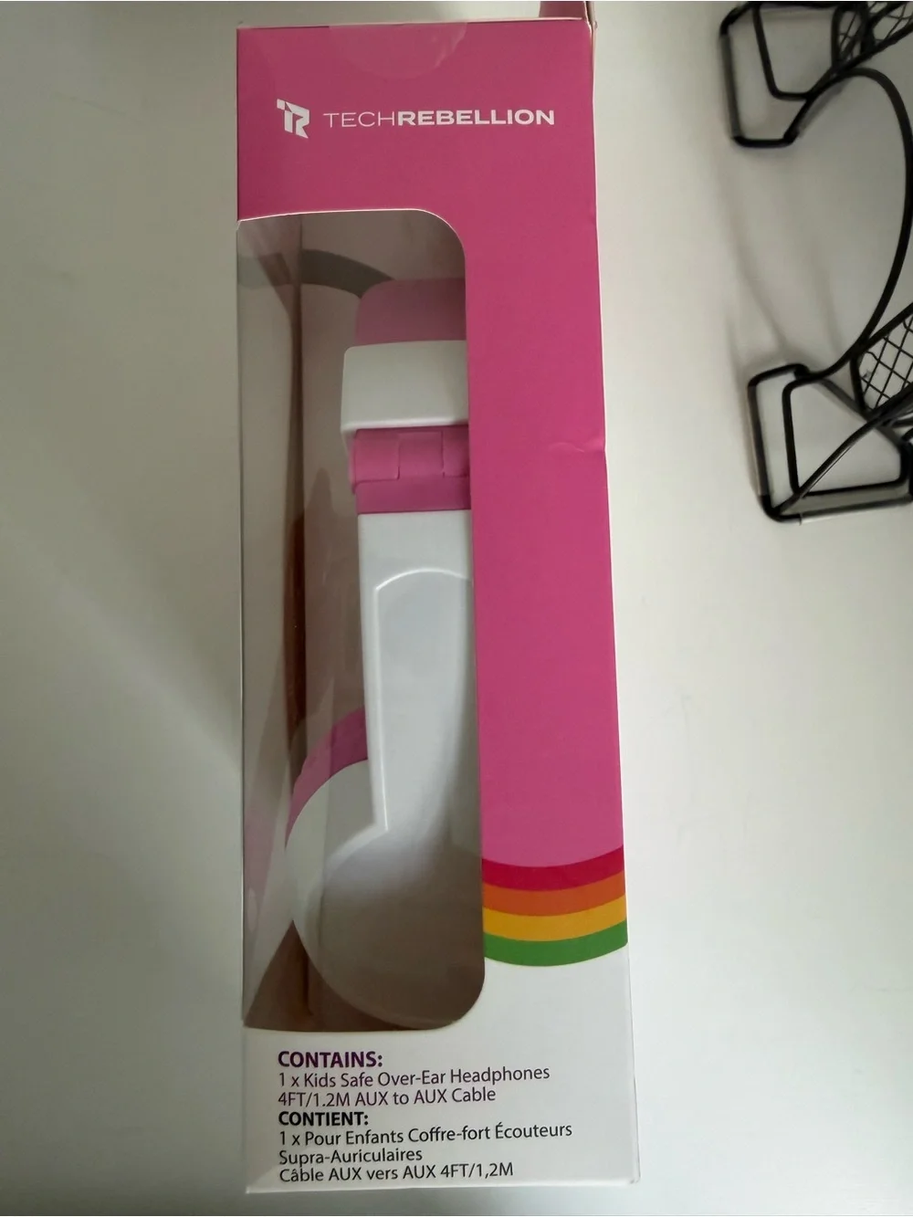 Rebellion Kids Pink Unicorn Over-Ear Headphones